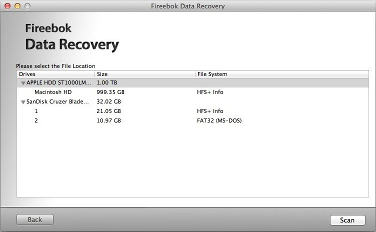 Data Reocovery Interface
