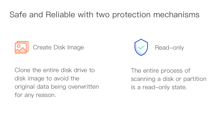 Safe and reliable with two protection mechanisms in Fireebok data recovery