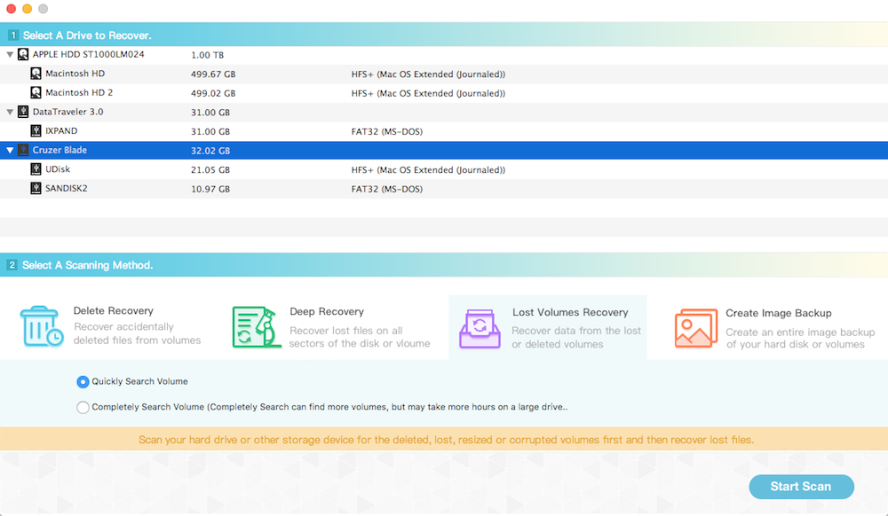 Data Recovery feature