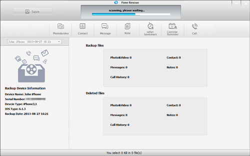 Fone Rescue Screenshot
