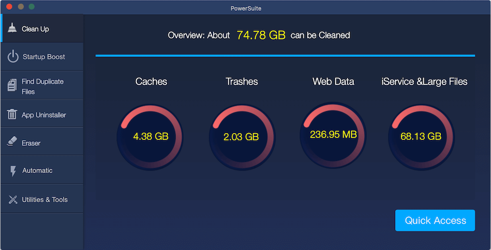 Mac PowerSuite Screenshot