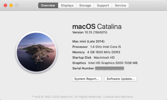 macos catalina update time out
