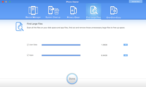 Find Large Files
