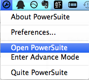Open Mac Powersuite