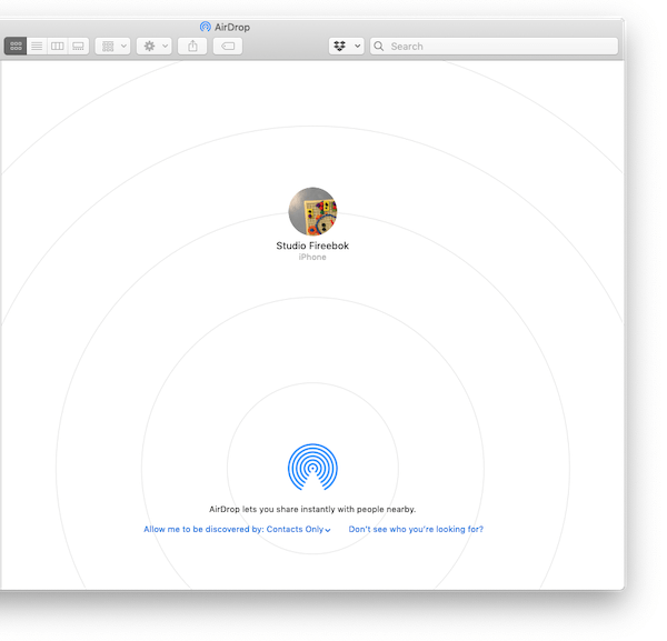 transfer photo from Mac to iPhone by airdrop