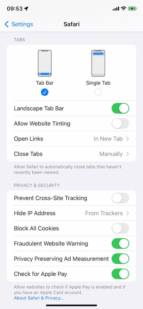 safari on iphone keeps reopening closed tabs