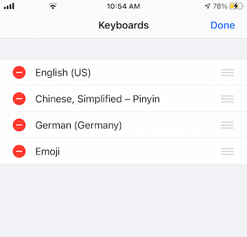 delete keyboard