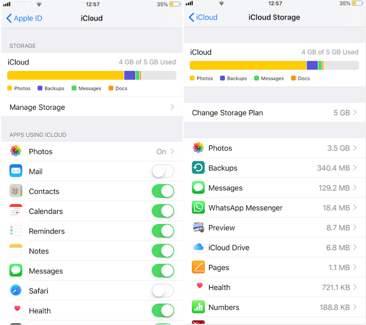 Why Iphone Still Have Not Enough Storage After Purchasing Icloud Storage
