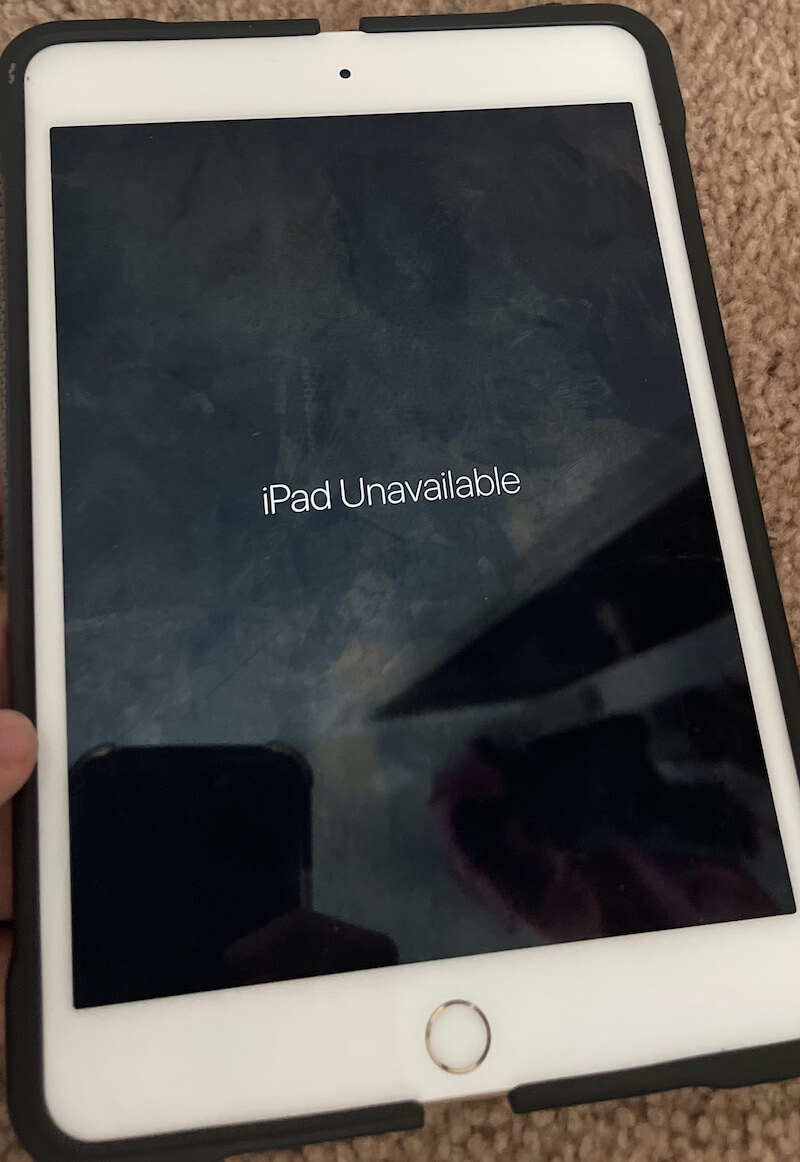 ipad unavailable