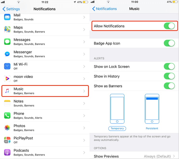 iphone turn off app uninstall