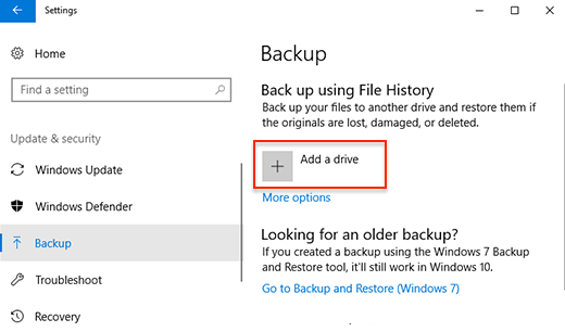 create windows backup