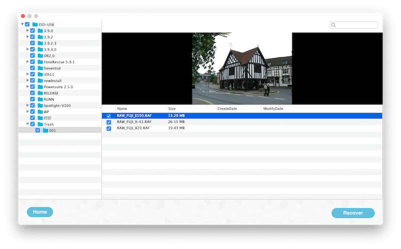 recover fuji camera raw photo