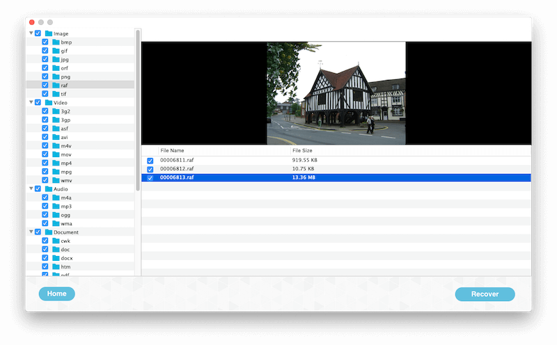 recover fuji camera raw photo with deep recovery