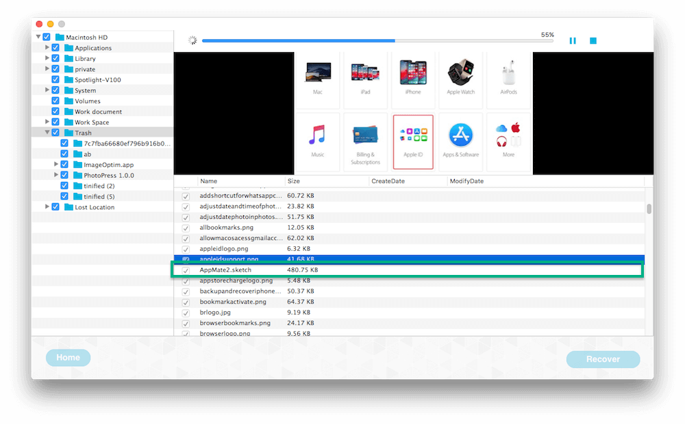 recover sketch file on macOS