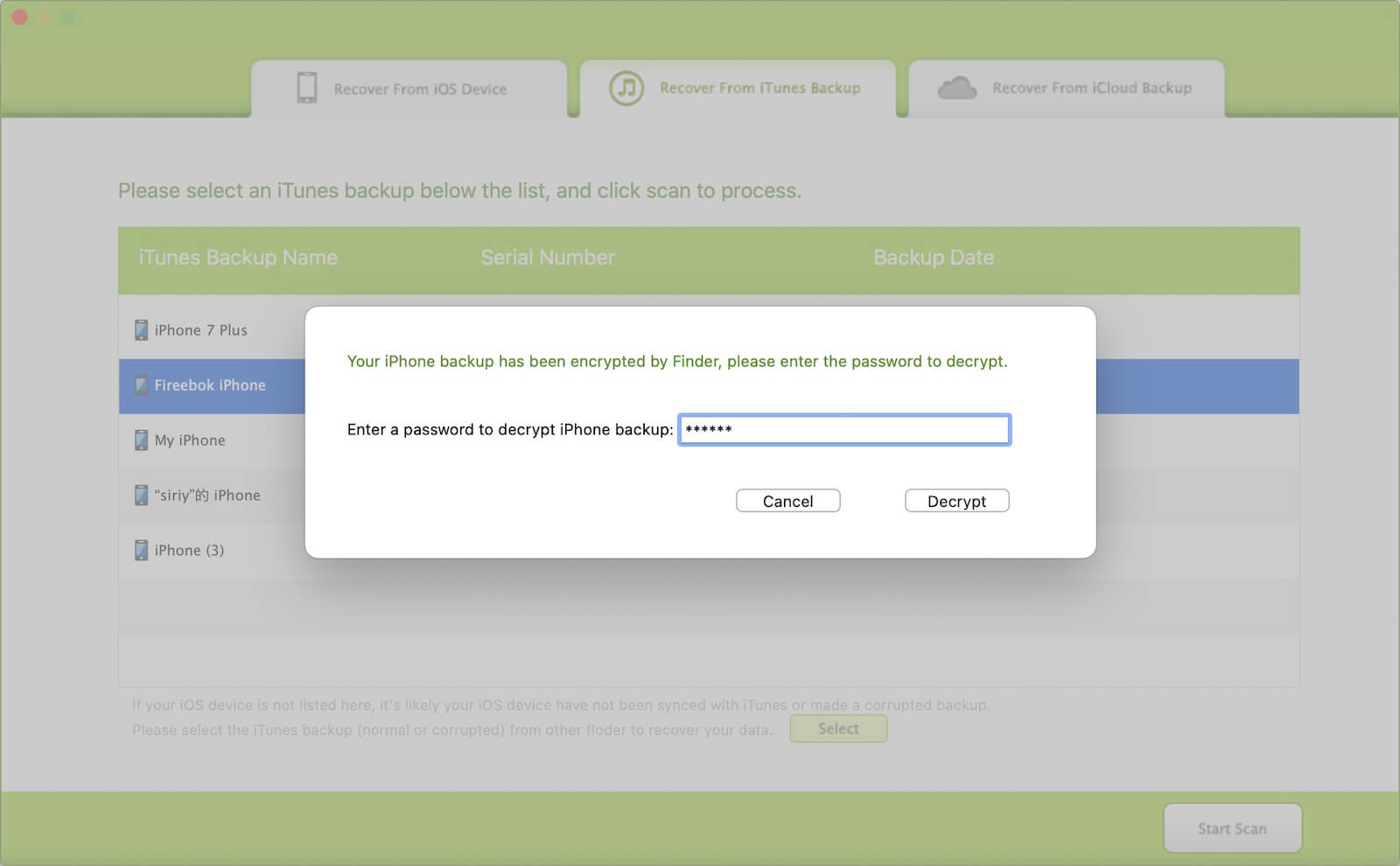 decrypt iPhone backup