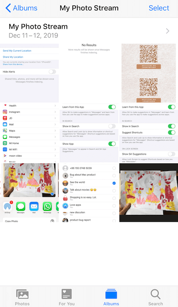 Recover from my photo stream on other iOS and Mac device