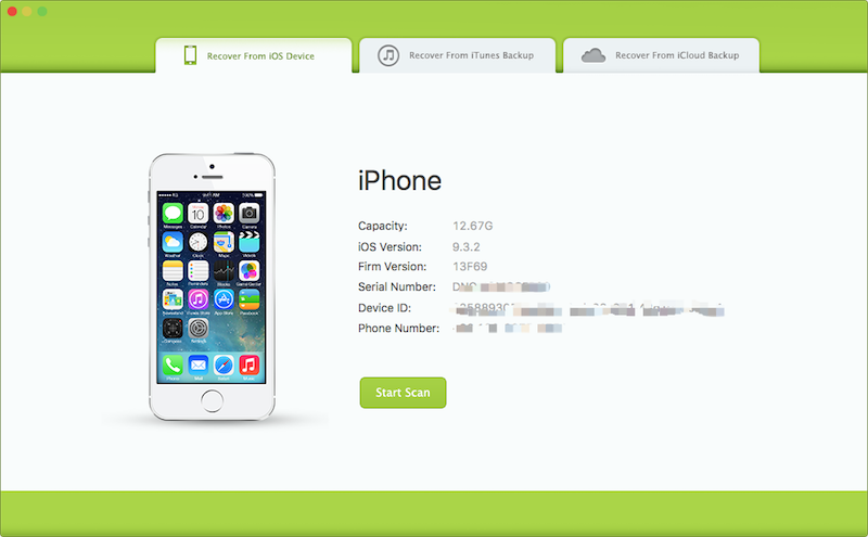 Recover from iOS Device
