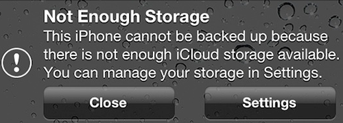 iCloud Storage is Full