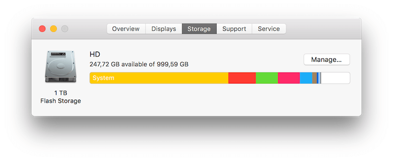 how to clean up mac os disk