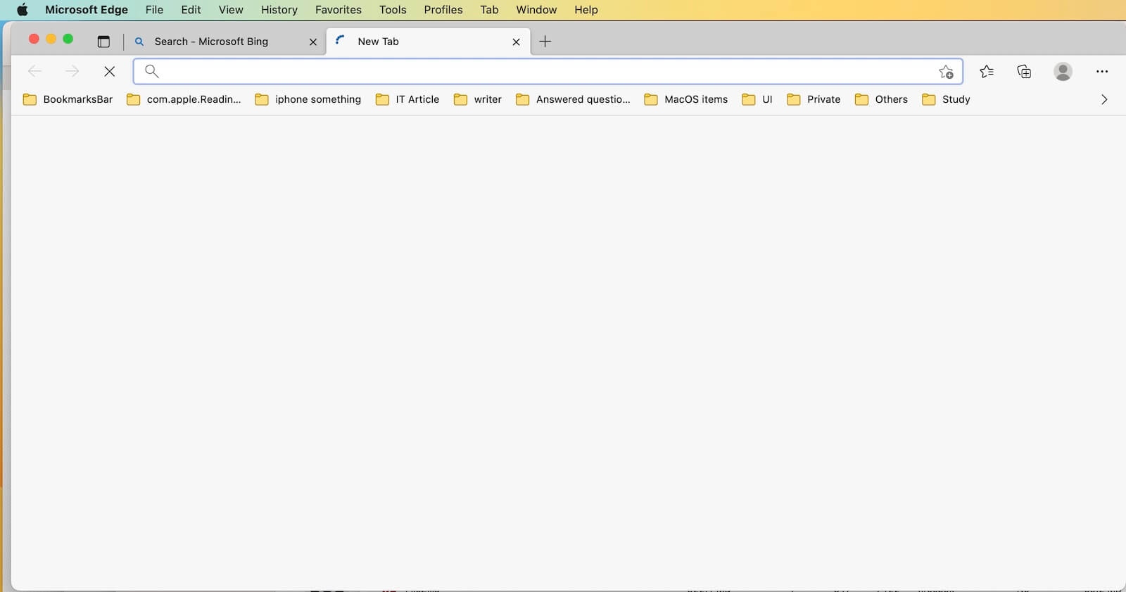 view and manage Microsoft Edge bookmarks
