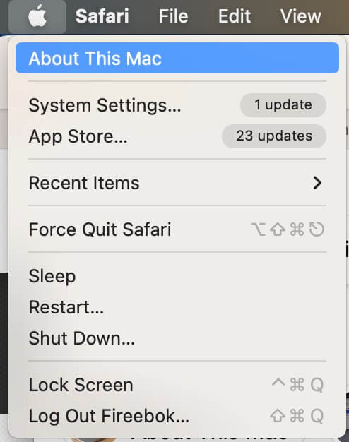 About this Mac