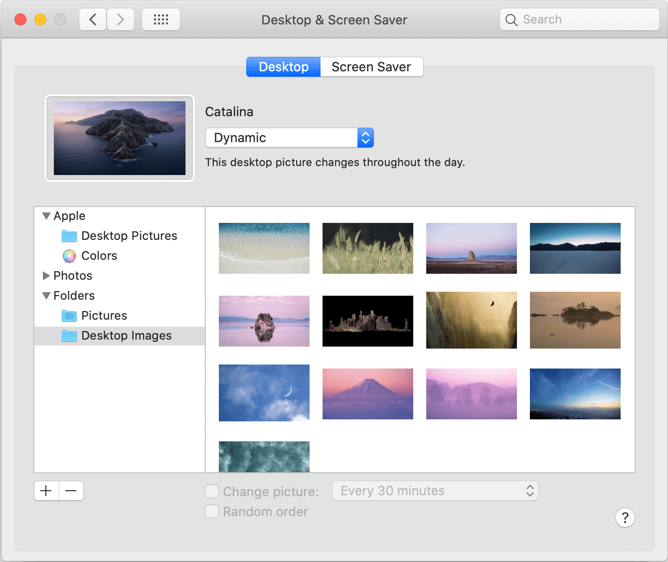 add desktop images on mac