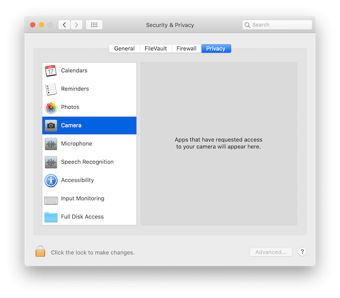 app use mac camera on Mac