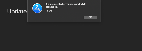 can not connect Appstore