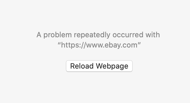 safari can't load webpage