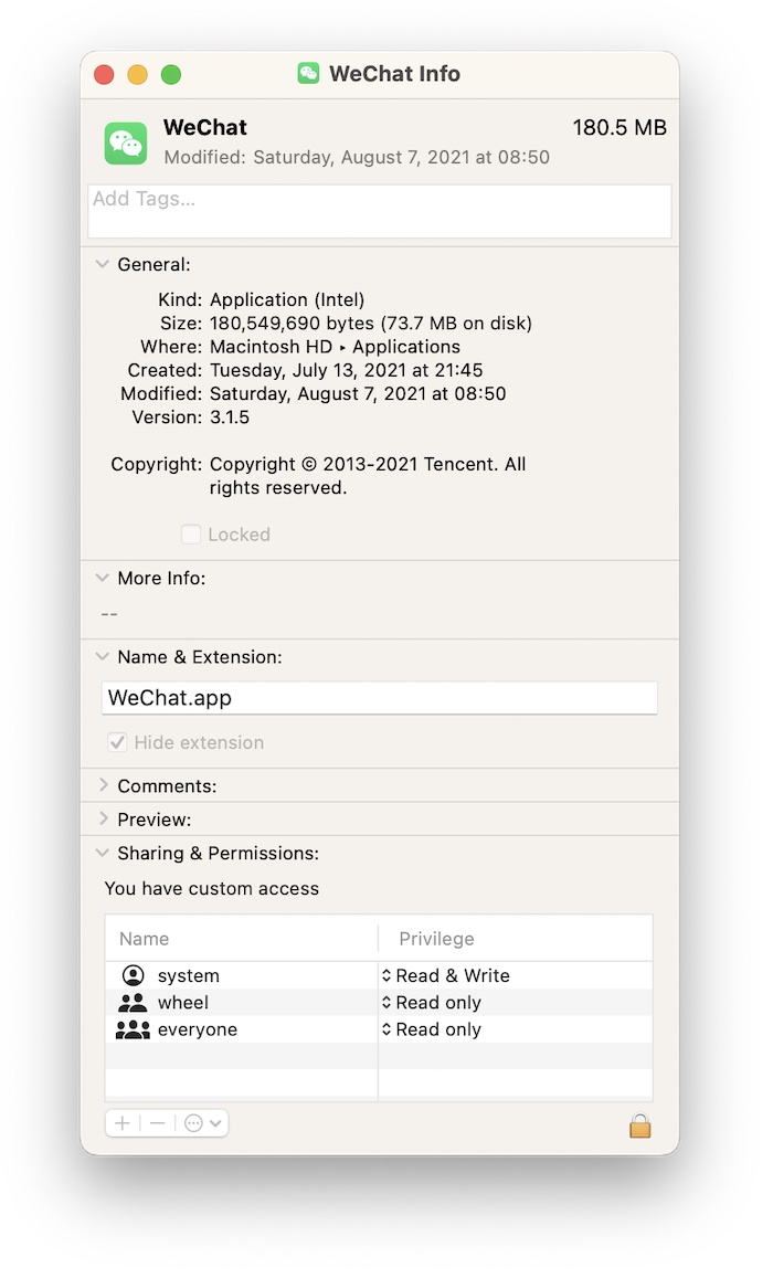 check Mac intel app
