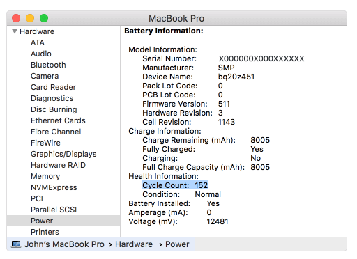 mac notebook battery cycle count