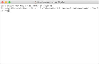 Terminal in MacOS Recovery Mode