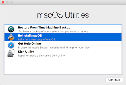 how to fix when macos mojave can't install