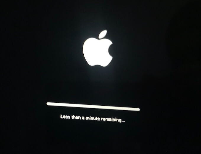 mac stuck at install macOS