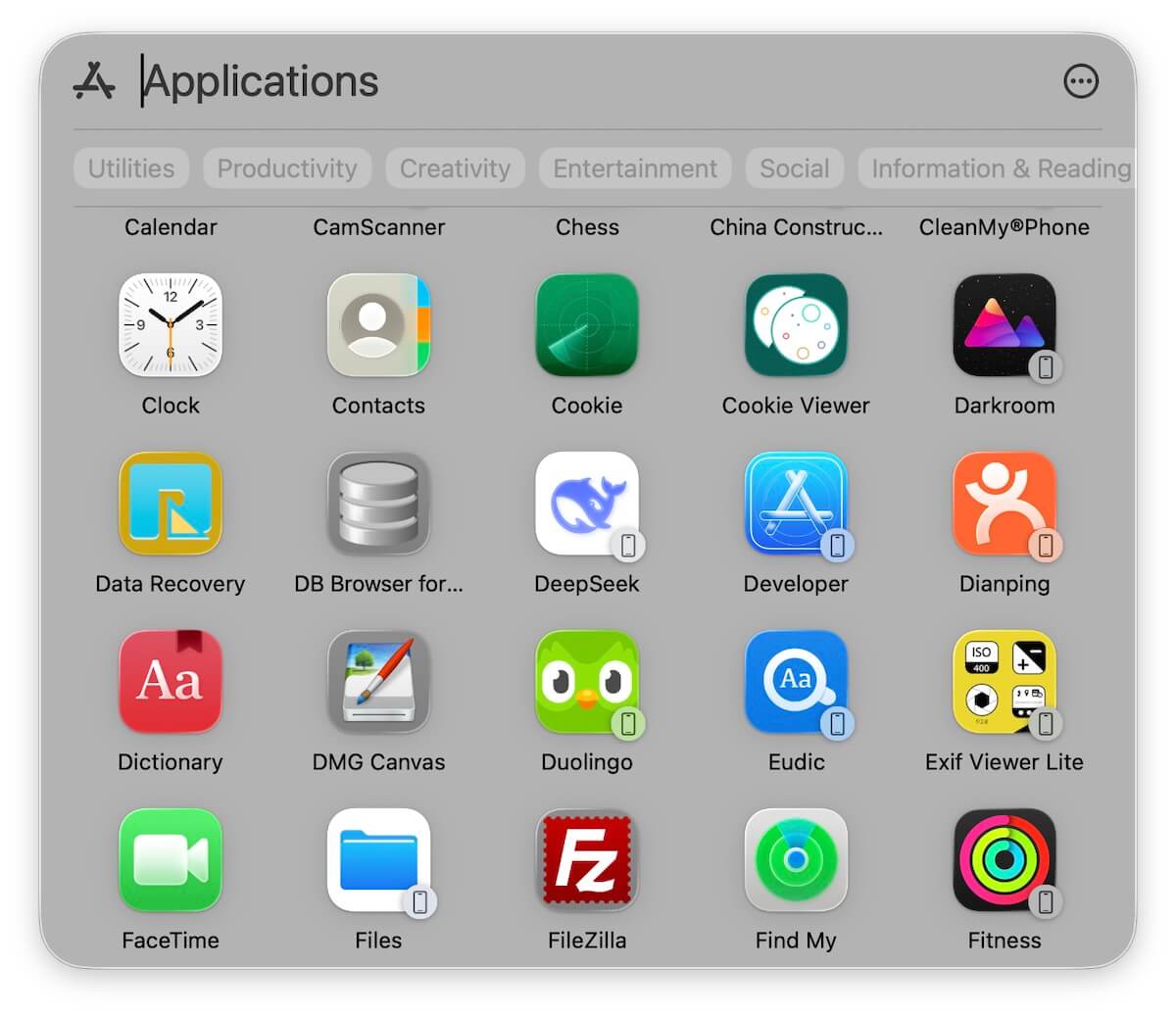 new Apps on Mac