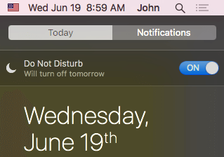 turn on do not disturb