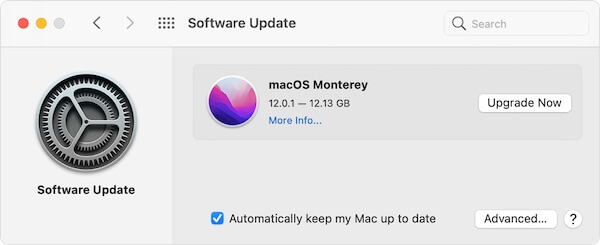 update macos monterey