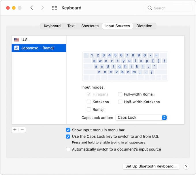 use caps lock to switch languages