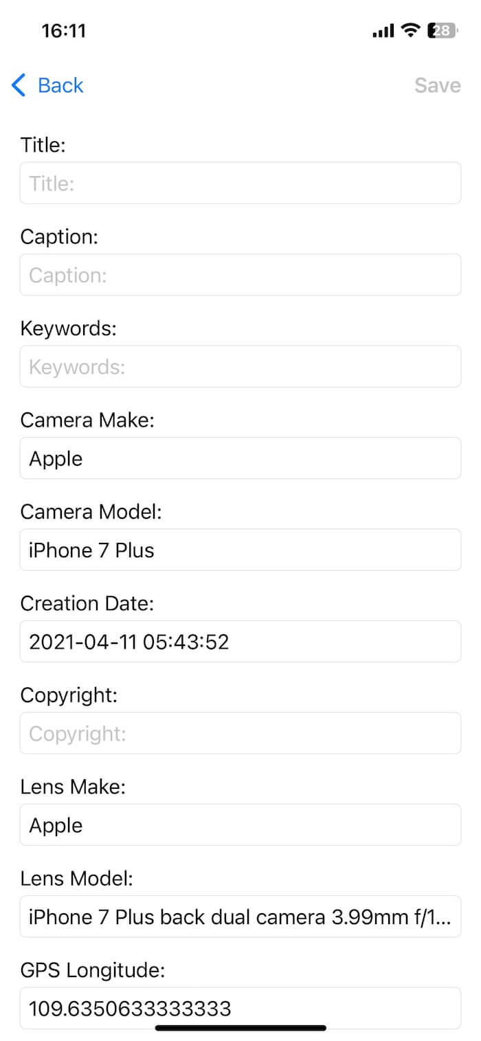 Batch adjust Photo Dates on iPhone
