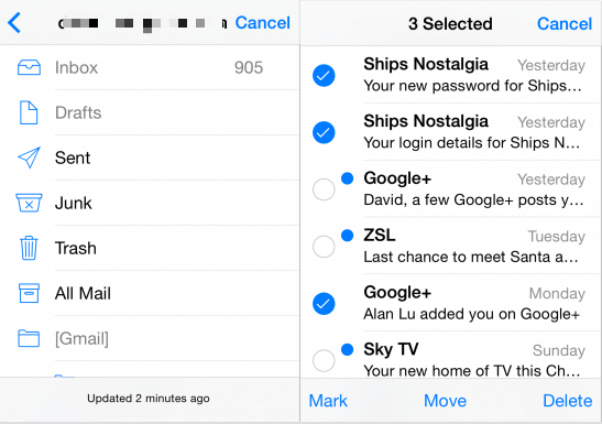 How To Delete Emails From Iphone But Not Mail Server