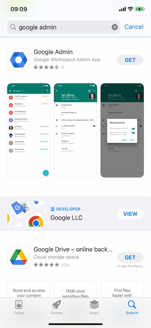 install google admin