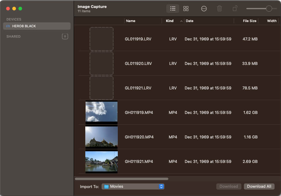 gopro incorrect date and time