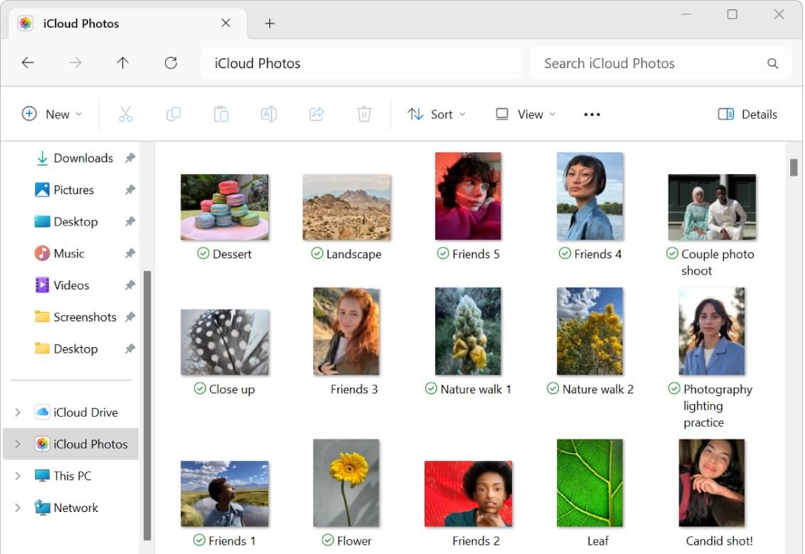 Transfer iPhone Photos to PC with iCloud for Windows
