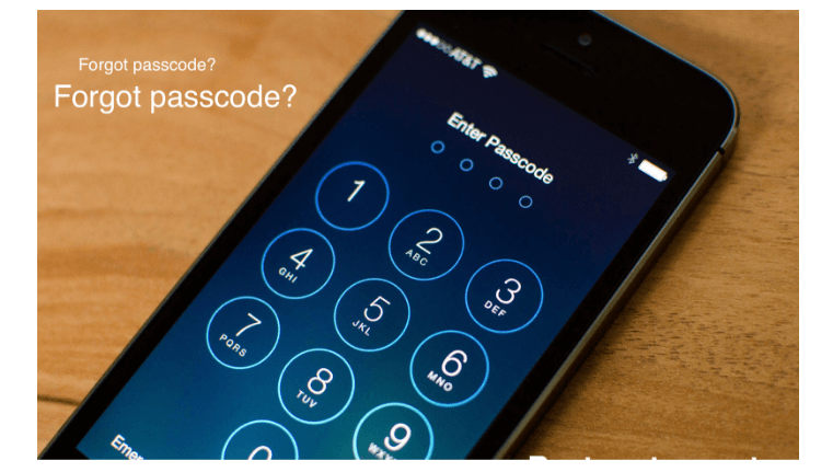 iphone forget passcode