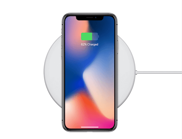 Use the wireless charger to charge iPhone device