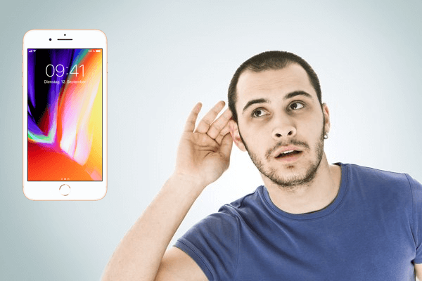 issue microphone with iPhone 8