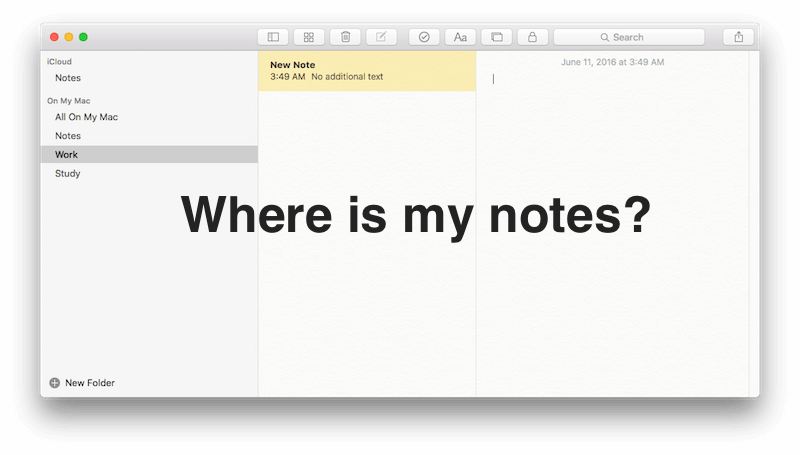 lost Mac notes