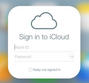 Sign in to iCloud.com