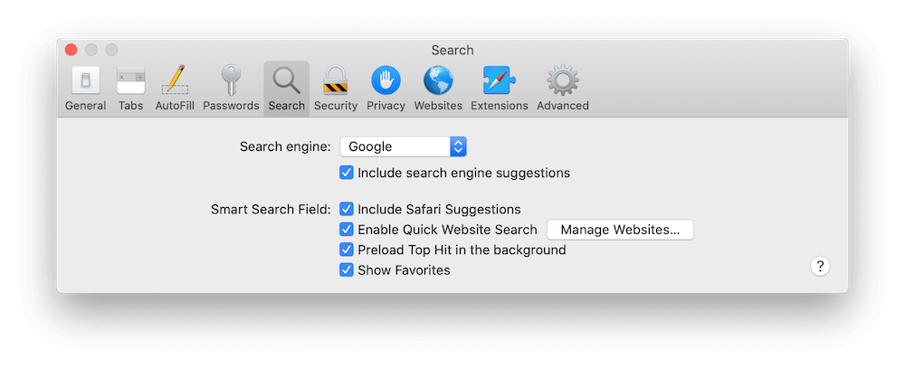 turn off preload top hit on Mac