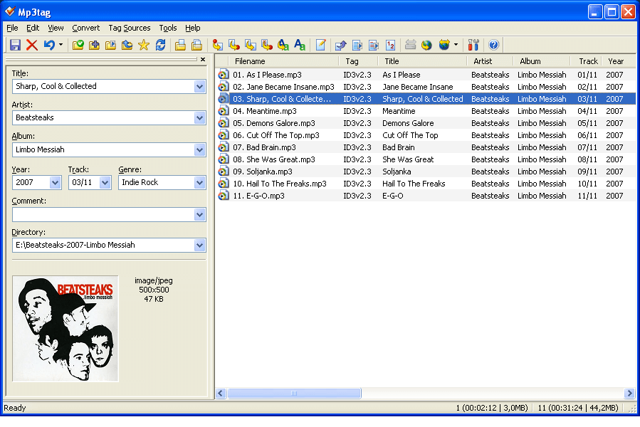 change video metadata with mp3tag